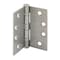 Prime-Line Door Hinge Commercial Smooth Pivot, 4 in. x 4 in. with Square Corners, Satin Nickel 3 Pack U 1156353 - alternate 1